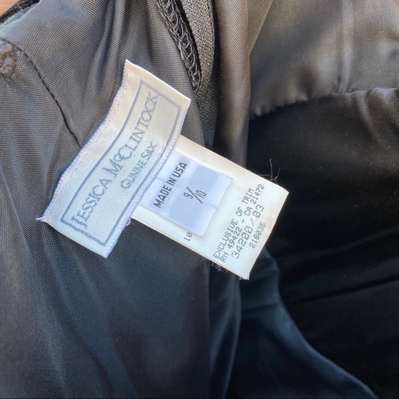 Vintage Jessica Mcclintock Gunne Sax velvet dress sz 9/10 US 4 - Picture 7 of 7